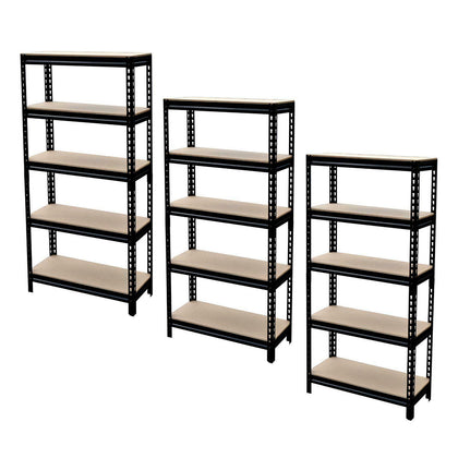 5 TIER HEAVY DUTY BOLTLESS METAL SHELVING SHELVES STORAGE SHELF GARAGE HOME