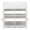 Bathroom Cabinet Double Door Wall Mounted Storage Unit Shelf Organizer Home UK