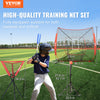 7x7 ft Baseball Softball Practice Net Hitting Batting Multiple Accessories