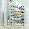 3 4 5 Tier Organiser Shelf Extendable Shoe Rack Stand Compact Space Saving UK