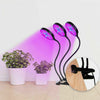 3 Head 45W LED Grow Light Growing Veg Flower Indoor Clip-on Plant Lamp UK Plug-