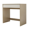 Simple Budget Computer Desk Wooden Small Table With Sliding Drawer Tray