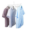 8 In 1 Reversible Folding Clothes Plastic Hanger Non Slip 360 Degree Swivel Hook