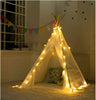 Cotton Canvas Kids Teepee Tent Children Wigwam Indoor Outdoor Play House Large