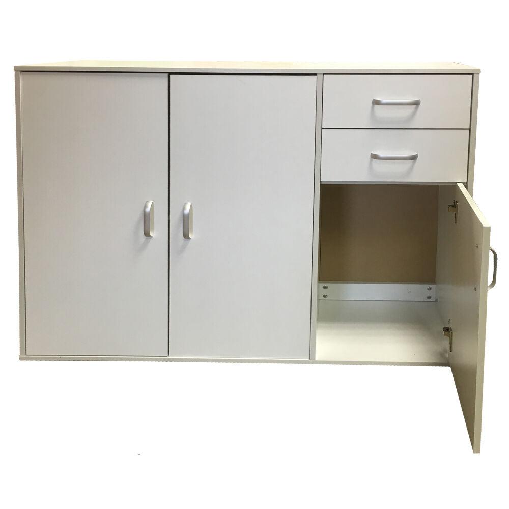 Sideboard Black White Beech Dark Walnut Storage Cabinet Wooden Cupboard Redstone