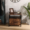 Industrial Bedside Table Cabinet Wooden Nightstand Storage Unit Drawer Bedroom