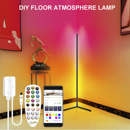 RGB LED Corner Floor Lamp Mood Modern Colour Minimalist Standing Light Lighting