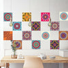 10pcs Moroccan Tile Sticker Bathroom Kitchen Waterproof Wall Decal DIY Home Deco