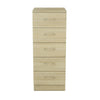 5 Drawers Chest of Drawers Narrow Tall Cabinet Bedroom Hallway Storage Furniture
