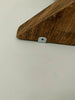Reclaimed Rustic Wood Industrial Scaffold Board CORNER SHELF - 7 Wax Colours