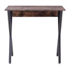 Industrial Writing Desk Laptop Table HomeOffice Study Workstation Stable X Frame