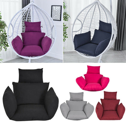 Egg Chair Cushion Garden Patio Swing Hanging Chair Mat Pillow Indoor Outdoor