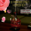 3D Glass Essential Oil Aroma Diffuser Mist Humidifier 7 Colors LED Lights UK