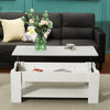 Wooden Coffee Table with Storage Lift Top Desk Living Room Furniture Tea Table
