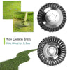 6" Trimmer Head Grass Strimmer Steel Wire Wheel Mower Weed Brush Cutter Outdoor