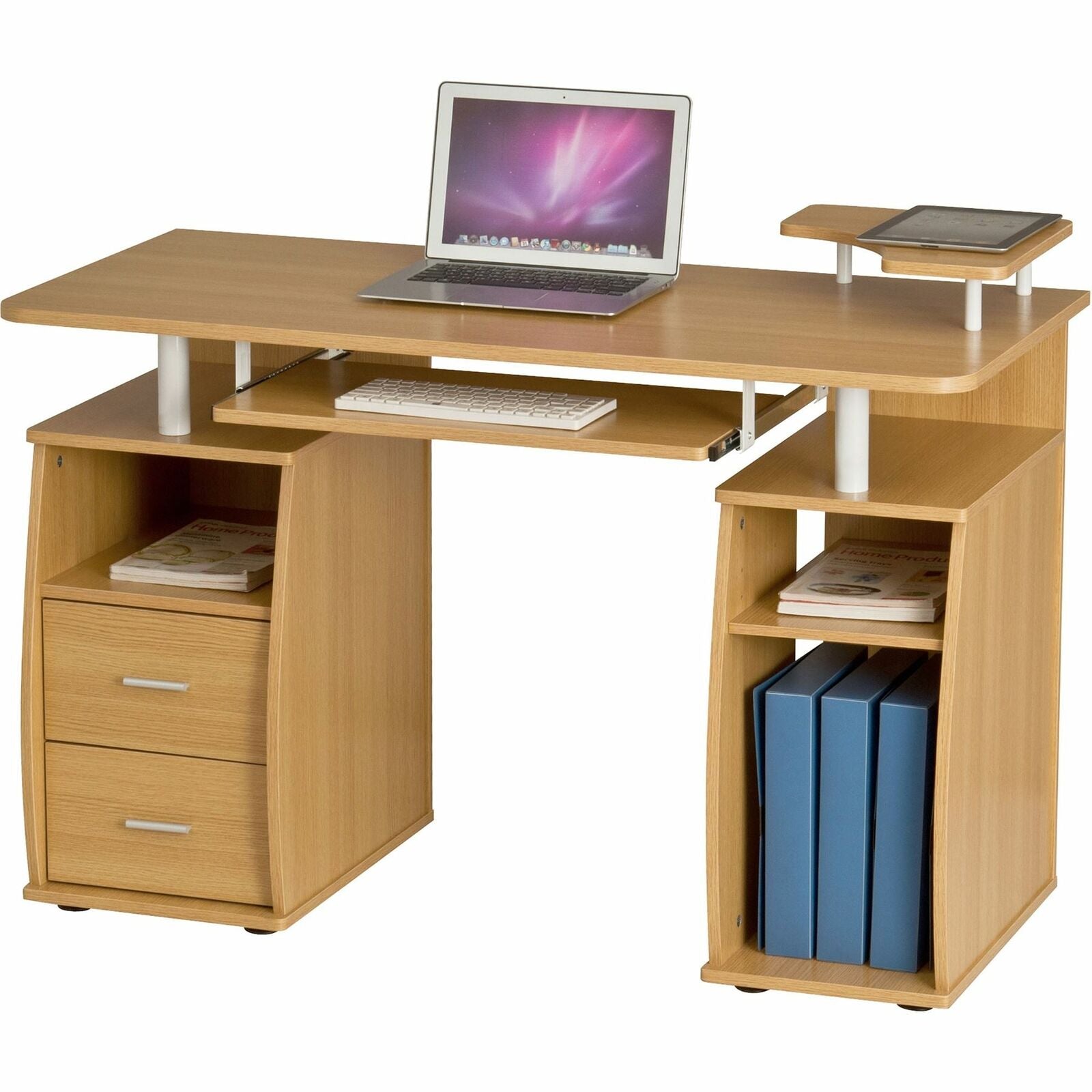 Tetra desk with cupboard & outlet drawers