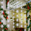 9x Christmas Tree 3D Hanging Snowflakes Garland Winter Wonderland Party Decor 3M