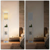 160cm Modern Shelf Floor Lamp Soft Light Open Shelves Storage Display Rack uk