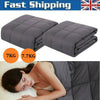15/17LBS Weighted Blanket Gravity Sensory Sleep Reduce Anxiety Bed Sofa Cotton