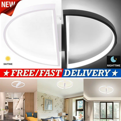 LED Ceiling Panel Light Chandelier Lamp Kitchen Living Bedroom Modern Ring Light
