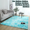 Fluffy Rug Anti-Slip Bath Carpet Plush Mat Living Room Bedroom Floor Shaggy Rugs