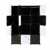 12Cube Organizer Stackable Plastic Cube Storage Shelves Design Multifunctional