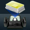 UK 74 LED Solar Power PIR Motion Sensor Lamp Outdoor Garden Security Wall Light