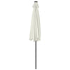 Mondeer 2.7M/3M Garden Parasol Tilt Sun Shade Umbrella 32 LED Light Hand Crank