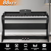 ♬ Mustar Digital Piano 88 Semi Weighted Keys 3 pedals Wooden Stand LCD Black