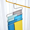 Clothes Pants Trouser Hanger,Multi Layer Storage Rack Closet Space Saver S Shape