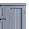 Bathroom Cabinet Storage 4 Drawer 1 Door Free Standing Cupboard Unit Grey