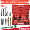 16PCS Glow Plug Removal Remover Tool 8mm 10mm For Damaged Extractor Tool Kit