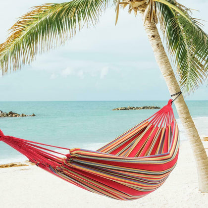 Outdoor Garden Camping Hammock Double Person Hanging Bed Sleeping Swing Chair UK