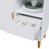 New Small Sideboard Cupboard Display Cabinet Storage with 2 Drawers & 1 Doors