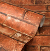Realistic 3D Vintage Brick Effect Rustic Stone Grey Textured Vinyl Wallpaper