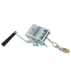 Manual Hand Winch 600lbs Boat Trailer Caravan 8m 19ft Strap Marine Puller New
