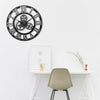 Industrial Gear Wall Clock Decorative Retro MDL Wall Clock Age Style Art DecoMFS