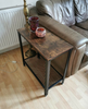 Industrial Side Table Vintage Sofa End Rustic Metal Coffee Small Console Unit