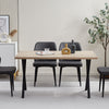 X-Design Legs Dining Table MDF Top Metal Desk Workstation Dining Room Kitchen UK