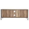Industrial TV Cabinet Wooden Media Entertainment Stand Storage 2-Door Cupboard