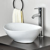 Bathroom Vanity Wash Basin Sink Countertop Oval Ceramic Wash Bowl 400 x 330 UK