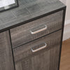 Modern Sideboard Cupboard Display Cabinet Storage with Drawers & Doors Grey Matt