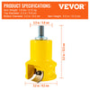 Tenon Cutter Log Furniture Kit 1.5"/38mm w/4 Blades Commercial Woodworking