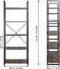Bookshelf Shelving 5 Tier Ladder Plant Stand Storage Rack Unit Metal Frame Home