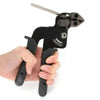 Stainless Steel Crimper Tensioner Cutter Tool Metal Cable Tie Fasten Gun Pliers