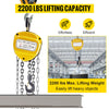 Chain Hoist Chain Block Hoist 2200lbs/1ton Manual ChainBlock w/ 3m Chain