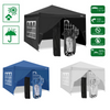 3x3M Pop Up Gazebo Waterproof Tent Marquee Canopy Garden Wedding Market Party UK