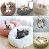 Pet Dog Cat Bed M/L/XXL/3XL/4XL-sized Luxury Shag Warm and Fluffy Donut Cushions