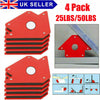 4X 50lb Set Magnetic Welding Holders Welder Magnet Arrows 3 Angles Hold Solder