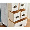 Vintage Retro Sideboard Cabinet 5 Chest Drawers Cupboard Mid Century Solid Wood